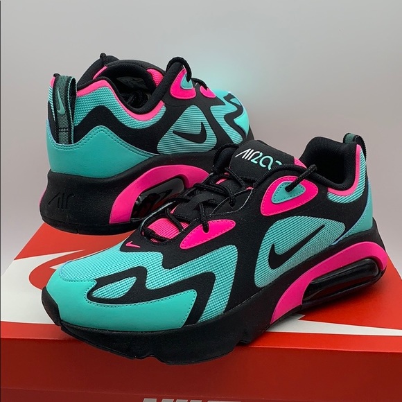 NIKE AIR MAX 200 hyper turbo/black-pink blast men’ - Picture 4 of 16